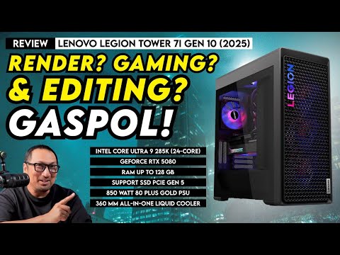 PC Gaming yg Kencang Gaspol & Mudah Di-Upgrade: Review Lenovo Legion Tower 7i 34IAS10