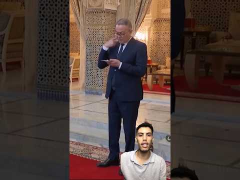 لقطة غريبة من فوزي لقجع في القصر الملكي #الجزائر #المغرب