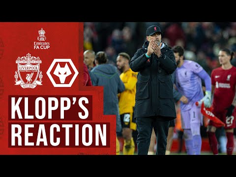 Klopp's reaction: Liverpool 2-2 Wolves | FA Cup Third Round, Gakpo debut
