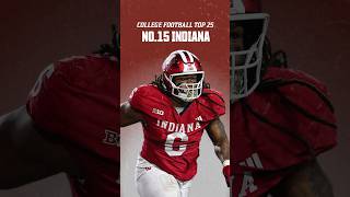 College Football Top 25 Teams in College Football: No. 15 Indiana. #indianahoosiers #collegefootball