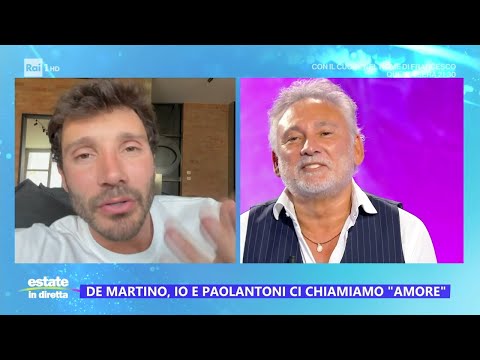 De Martino, il video messaggio a Paolantoni: "Ci chiamiamo amore" - Estate in diretta
