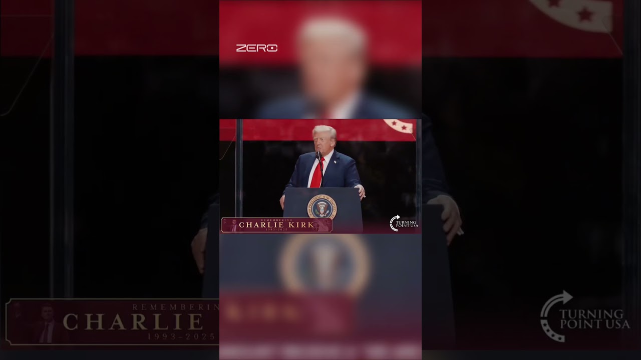 TRUMP PRZEMAWIA NA POGRZEBIE CHARLIEGO KIRKA