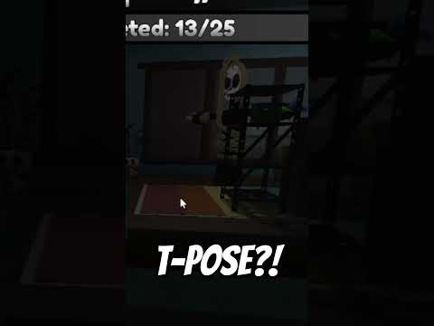 I found something weird while playing... (Dyle T-Pose?!!) #DandysWorld #Shorts