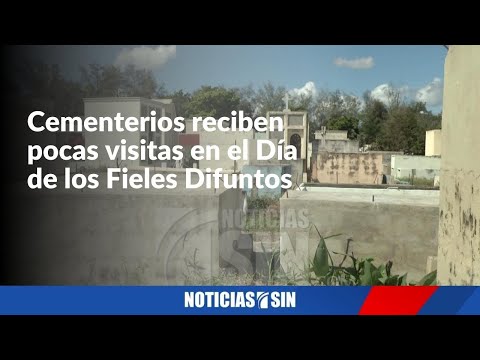 Poca afluencia de personas a cementerios Día de los fieles difuntos