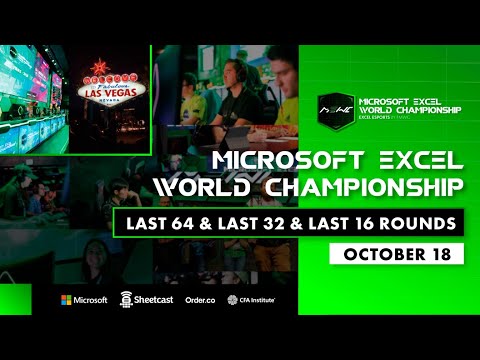 Microsoft Excel World Championship 2025 - L64, L32 & L16 Rounds