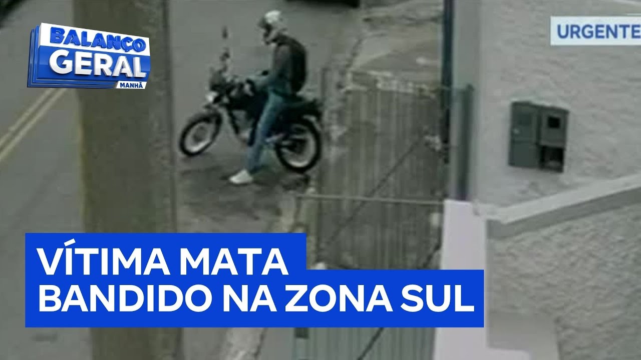 Vítima reage a assalto e mata bandido na zona sul de São Paulo