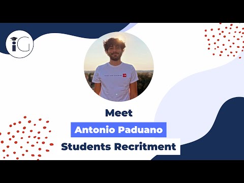 Antonio Paduano - Italian Students Admission | iGeneration.Agency