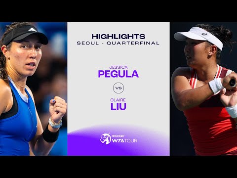 Jessica Pegula vs. Claire Liu | 2023 Seoul Quarterfinal | WTA Match Highlights