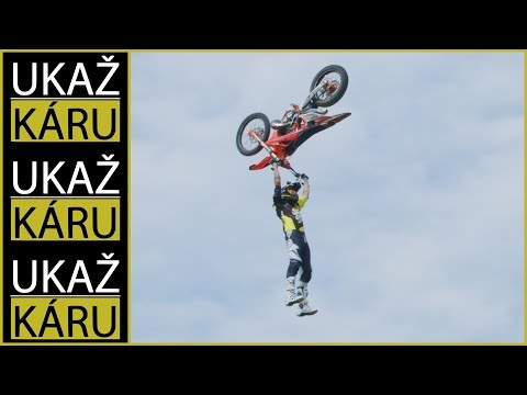 4K -  PETR PILÁT - FMX - JAKEJ PÁD BOLÍ NEJVÍC? - KTM SX - VW CARAVELLE