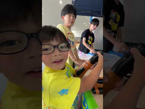 はると、人生初の射的に挑戦!まさかの結果に…!?🎯 #shorts #ファーストキッズTV #はると