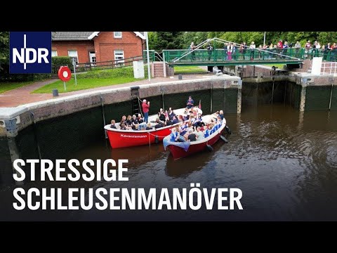 Unterwegs auf dem Ems-Jade-Kanal: Von Freizeitskippern und Schleusenwärtern | Die Nordreportage | ND