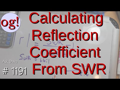 Calculating Reflection Coefficient from SWR (#1191)