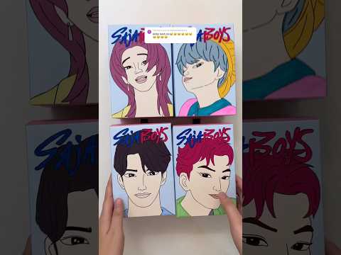 Saja boys blind box #unboxing #kpop #kpopdemonhunters #diy #blindbox #asmr