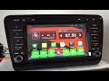 Skoda A7. Android магнитола redpower 18007.