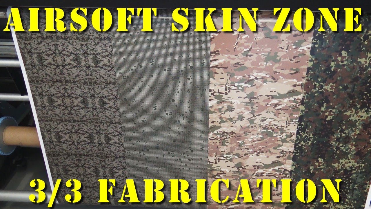 Airsoft - Rencontre avec Airsoft Skin Zone - Fabrication d'un skin. Partie 3/3 [French]