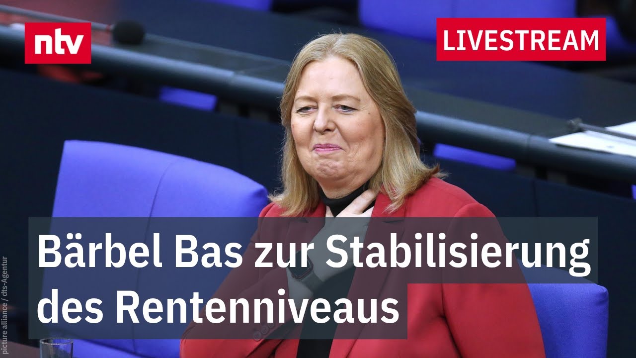 LIVE: Rede von Bundesarbeitsministerin Bas