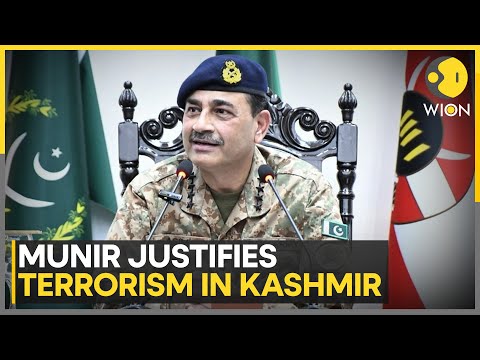 Pakistan Army Chief Asim Munir Provokes India, Pledges Political & Moral Support To Kashmir | WION