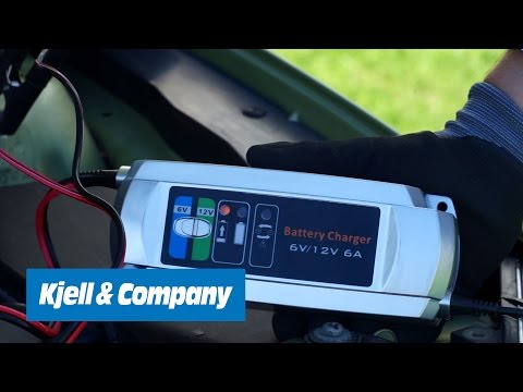Kjell-TV - Automatiskt bilbatteriladdare från Luxorparts