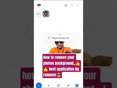 HOW TO REMOVE YOUR PHOTOS BACKGROUND....👍👍 BEST APPLICATION (BG REMOVER)😎 #shorts #youtubeshorts