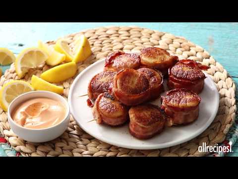 Appetizer Recipes - How to Make Spicy Bacon Wrapped Scallops