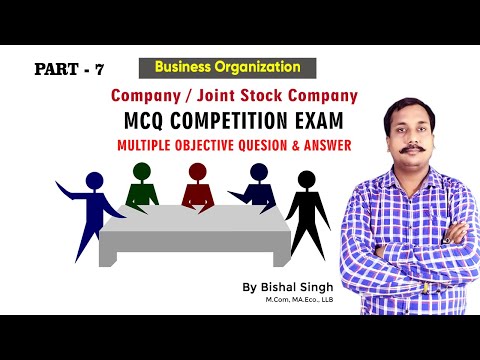 Company / Joint Stock Company – #Mcq Test – Multiple Q & A – #businessorganization -#Bishal – Part_7