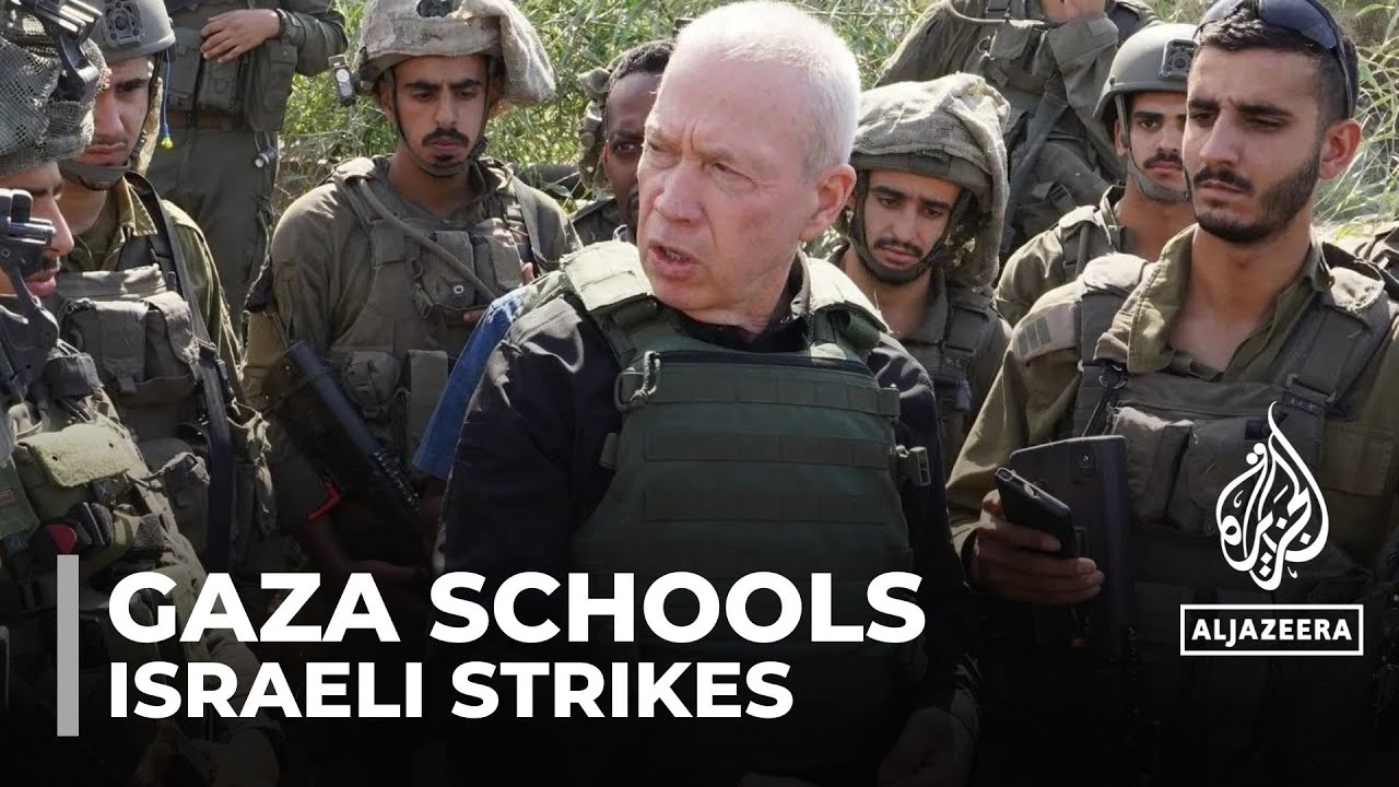 Israel hits eight schools in Gaza in two weeks