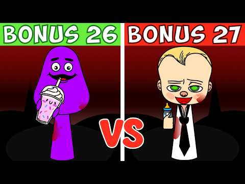 Incredibox Sprunki | Wenda Treatment BONUS 26 VS BONUS 27