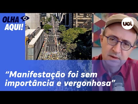 Ato de bolsonaristas na Avenida Paulista foi uma flopada danada, diz Reinaldo: 'Foi um mico'