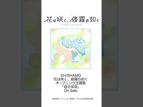 SHISHAMO「自分革命」× TVアニメ「花は咲く、修羅の如く」コラボSPOT #Shorts