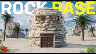 YouTube thumbnail for PrinceVidz's video titled 'I BUILT A GLITCHED ROCK BASE in rust'