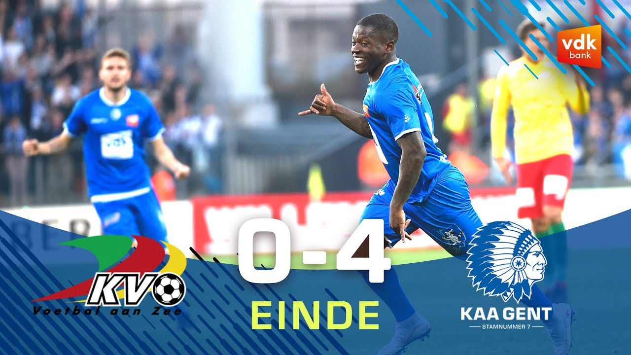 KV Oostende - KAA GENT: 0-4