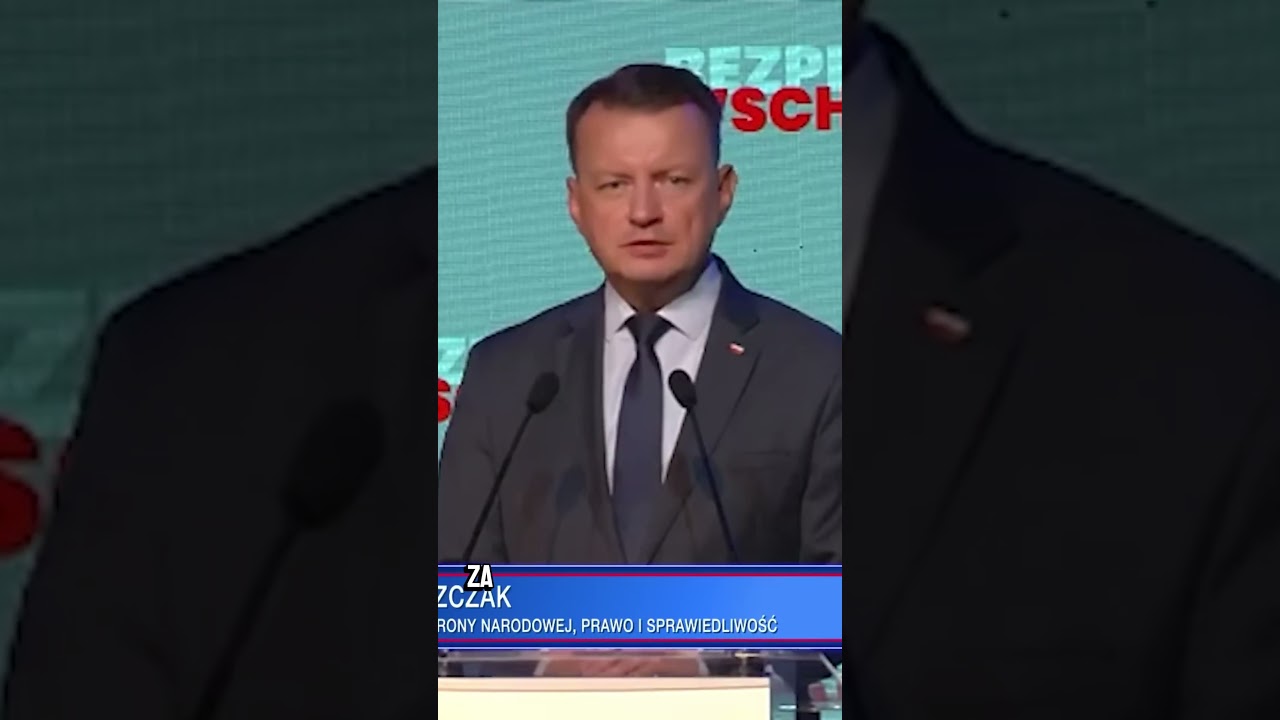 Mariusz Błaszczak - ujawniony dokument to archiwum, a zarzuty to zemsta polityczna