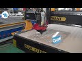 2030 atc woodworking machine linear tool changer working on acrylic with 9kw HQD spindle