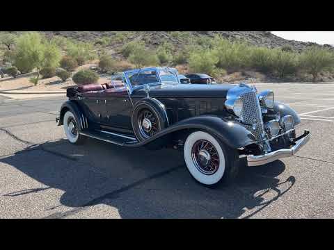 video 1933 Chrysler CL Imperial Custom Phaeton coachwork by LeBaron