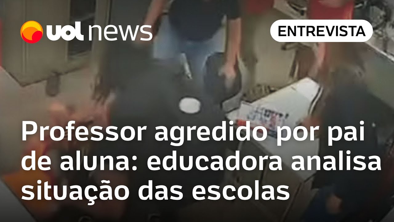 Pai de aluna agride professor após bronca por usar celular educadora analisa realidade nas escolas