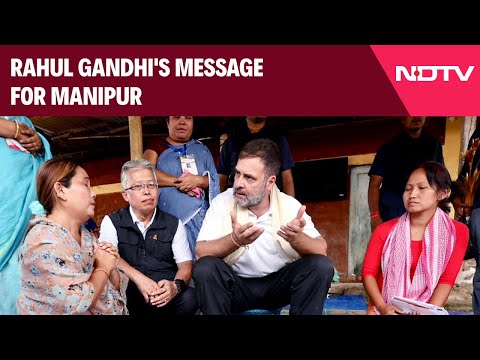 Rahul Gandhi In Manipur | Rahul Gandhi's Message Of "Peace" For Manipur & Other News