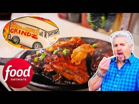Guy Fieri Visits OUTSTANDING Filipino-Hawaiian Restaurant | Diners Drive-Ins & Dives
