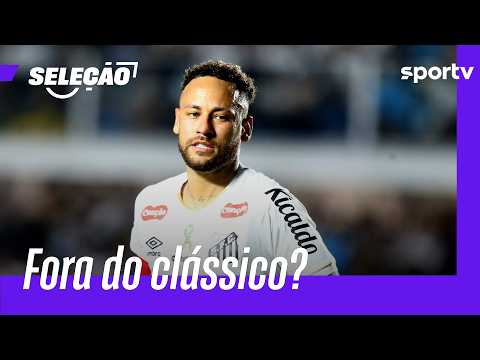 NEYMAR É DÚVIDA PARA O CLÁSSICO CONTRA O PALMEIRAS PELO BRASILEIRÃO | SELEÇÃO SPORTV | sportv