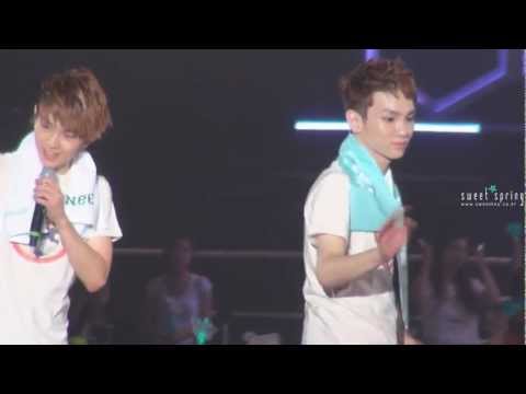 120721 샤이니콘서트 앵콜무대에서 귀여운 기범이! shinee key!