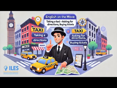 🌍 English on the Move – Prendre un taxi, demander son chemin, acheter des tickets en Anglais 🚕🗺️🎫