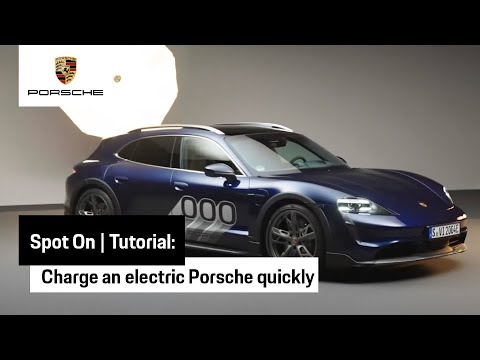 How to quickly charge your electric Porsche Taycan | Tutorial | Spot On