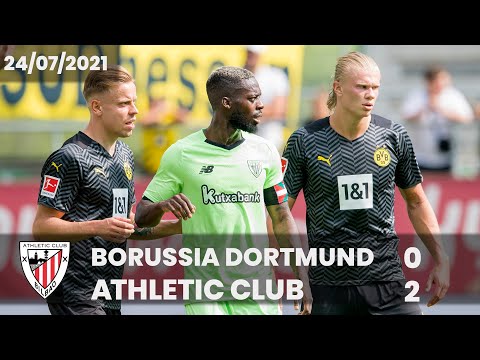 RESUMEN – LABURPENA | Borussia Dortmund 0-2 Athletic Club | Amistosos – Lagunartekoak 2021/22