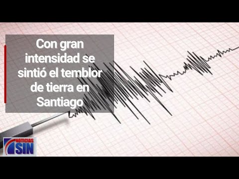 Con gran intensidad se sintió el temblor de tierra en Santiago