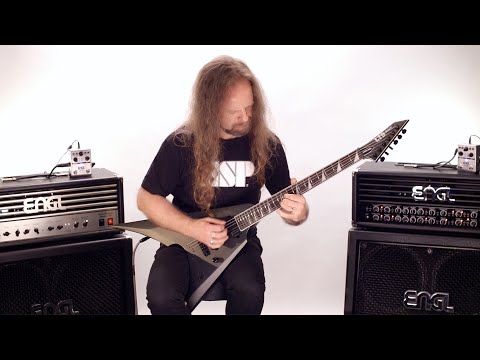 ESP Guitars: LTD Deluxe Arrow-1000NT Charcoal Metallic Satin Demo by Jamie Hunt