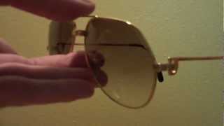vintage cartier santos aviator sunglasses