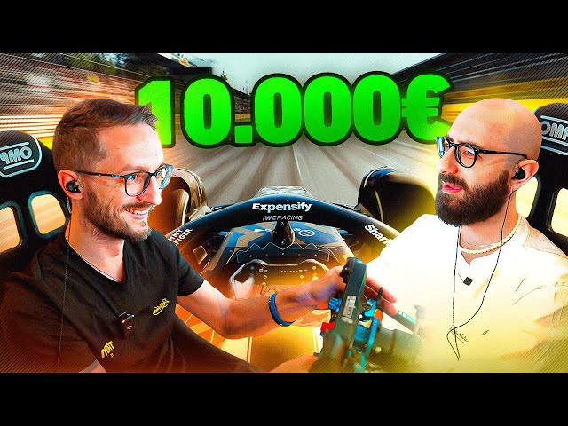 MARZA MI FA PROVARE IL SUO SIMULATORE DI GUIDA DA 10000€ 🏎️ COLINO e ROHNSBERG su F1!