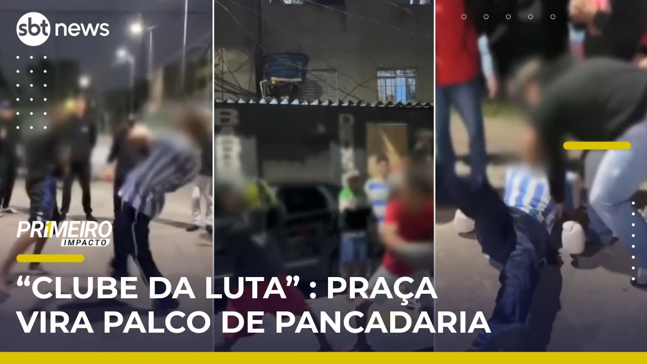 “Clube da luta” clandestino atrai jovens para pancadaria em praça de Osasco (SP) | #PrimeiroImpacto