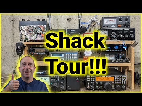 Ham Radio Shack and Workbench Tour