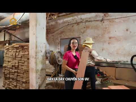 Thăm quan nhà máy sản xuất ván sàn gỗ tự nhiên Phúc Sơn