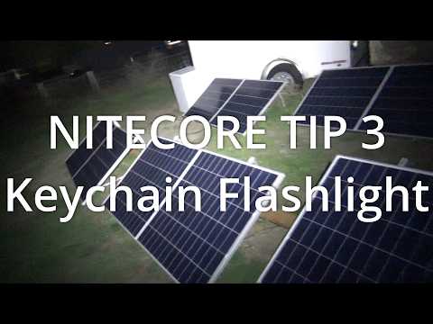 Nitecore TIP3 Keychain Flashlight Review 720 Lumens in Your Pocket